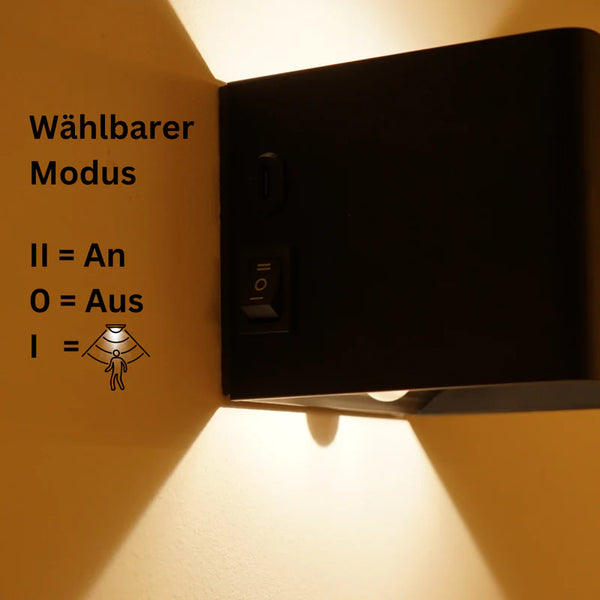Combinea - RGB Akku Wandleuchte ohne Bohren